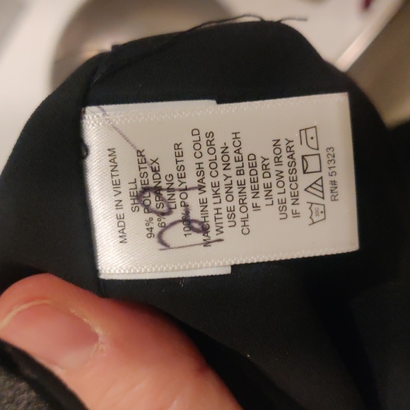 New!CeCe Bow Neck Short Sleeve A-Line Black Dress Women’s Flounce Ruffle Sz 12 - Picture 11 of 15